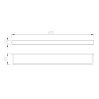 Полотенцедержатель ABBER Westen AA1755B черный матовый