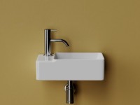 Умывальник подвесной прямоугольный (чаша справа, отверстие под смеситель слева) Element 395x220x125мм