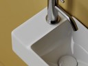 Умывальник подвесной прямоугольный (чаша справа, отверстие под смеситель слева) Element 395x220x125мм