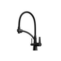 Смеситель для кухни SANCOS Eri с возможностью подключения фильтра, цвет матовый черный, арт. SC4001MB