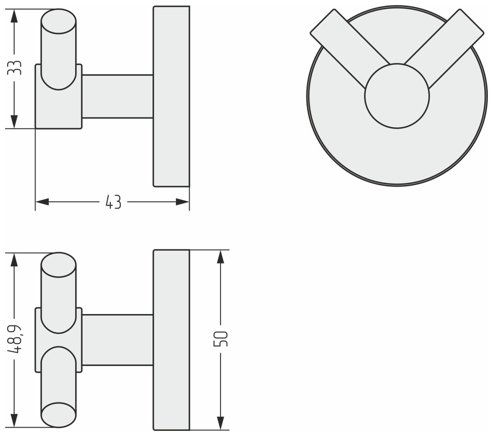 Вешалка настенная Виктория