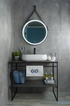 Раковина Gid N9243 51135 накладная белая 56x42x14