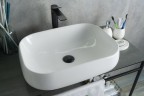 Раковина Gid N9243 51135 накладная белая 56x42x14