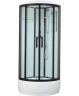 Timo Standart T-6680 Black душевая кабина (80*80*220), шт