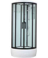 Timo Standart T-6680 Black душевая кабина (80*80*220), шт