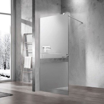 Душевая перегородка Волк-Ин (Walk-In) VSW-1H900MR, 900*2000, хром, стекло зеркальное