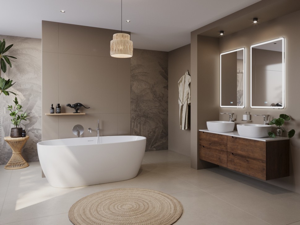 Акриловая ванна BELBAGNO BB414-1700-800