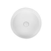 Раковина керамическая Vincea VBS-216, 394*394*115, накладная, цвет белый