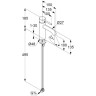 Смеситель для раковины Kludi Bozz черный 382823976