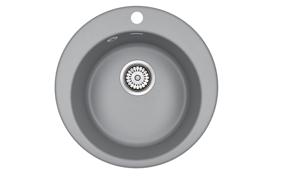 Мойка GELEGEN 50, IT-GRANIT, PM404800-GRM, серый металлик, D475 мм, Paulmark