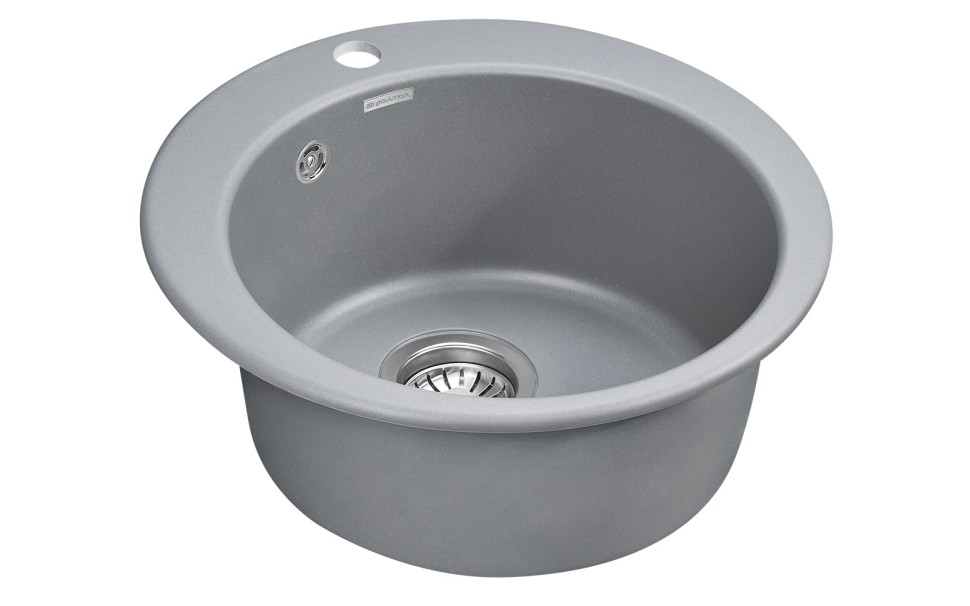 Мойка GELEGEN 50, IT-GRANIT, PM404800-GRM, серый металлик, D475 мм, Paulmark