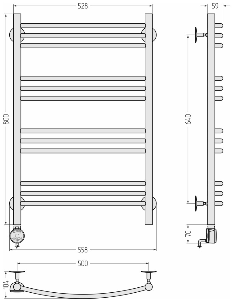 Формат 10 ТЛ 800х500 (3+3+3+3) Г16