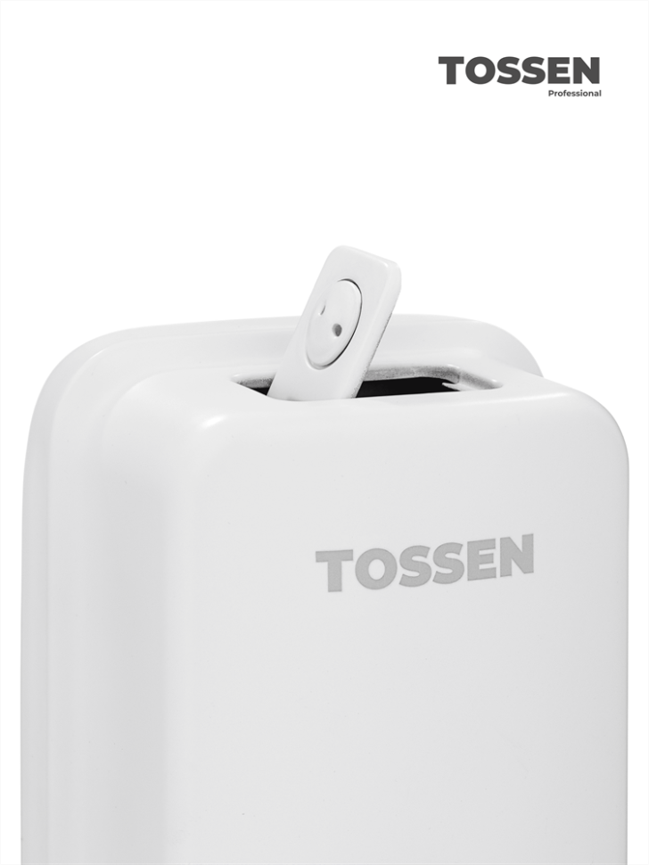 TOSSEN MN-500 MW - механический диспенсер жидкого мыла (коллекция «Белая сталь»)
