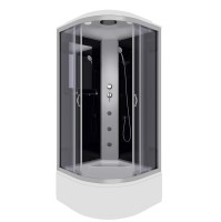 Душевая кабина Niagara Classic NG-2508-14G (90х90х215) высокий поддон(40см),стекло тонированное,4 места