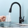 Смеситель Splenka для кухни с выдвижным изливом S203.49.06 Черный