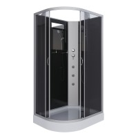 Душевая кабина Niagara Classic NG-3512-14RBKG (120х80х200) низкий поддон(13см),стекло тонированное,3 места