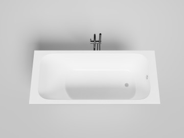 Ванна встраиваемая ORLANDA 180x80 покраска по RAL полностью S-Sense Матовое