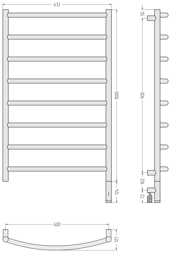 Галант 3.1 1000х600 МЭМ правый