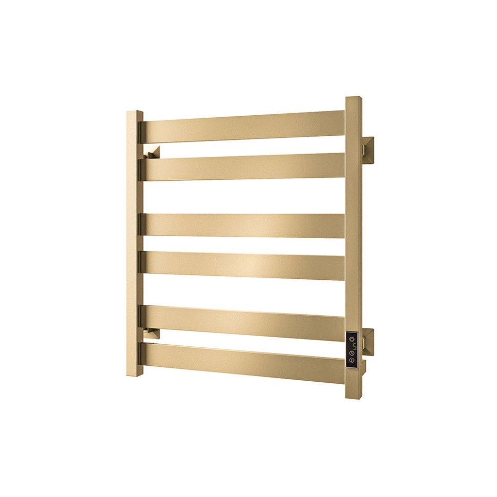 Полотенцесушитель электрический Piatto, 50/60, золото матовое