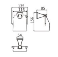 Бумагодержатель 95407