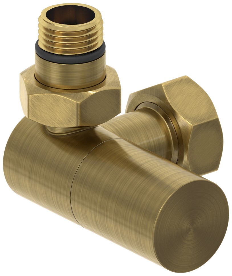 Вентиль 3D левый цилиндр (G 1/2" НР х G 3/4" НГ)