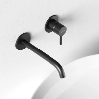 Смеситель для раковины SANCOS Etna с внутренней частью, черный матовый, арт. SC9004MB