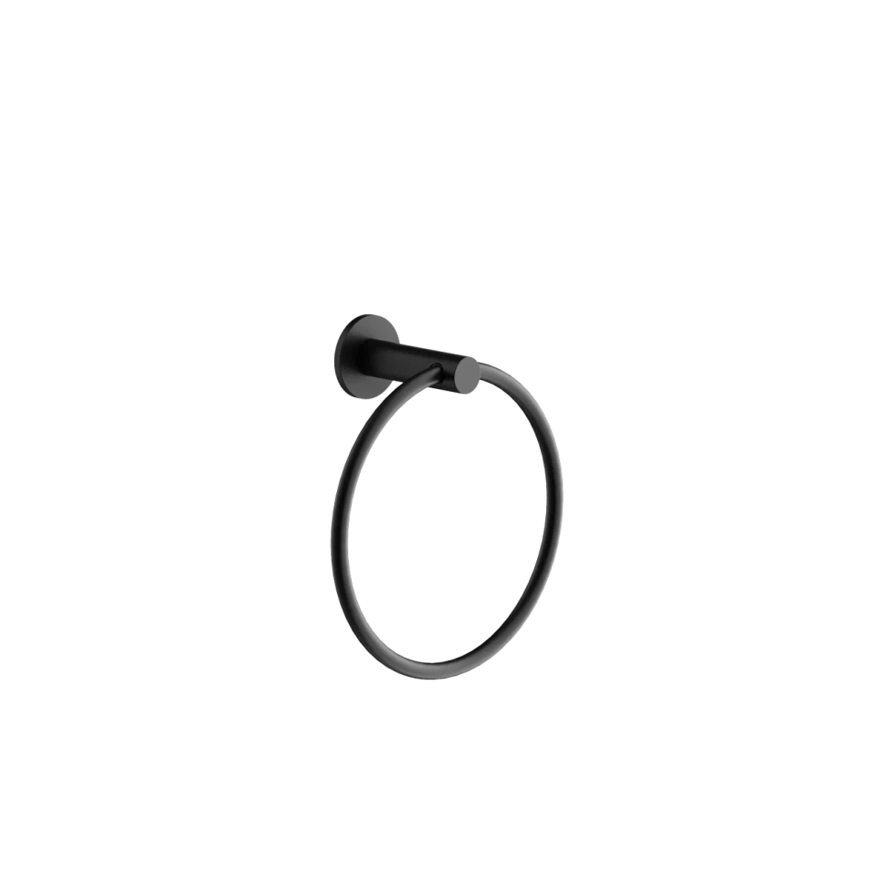 Полотенцедержатель SANCOS Base, кольцо, черный матовый, арт. SC9029MB