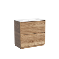Тумба под раковину SANCOS Libra Floor напольная, 890х450х840, c двумя ящиками оснащенными доводчиками, дуб чарльстон, арт. LB90FECH