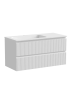 Тумба подвесная SANCOS Snob T левая 995х445х500, c двумя ящиками оснащенными доводчиками, Bianco , арт.SNT100LW