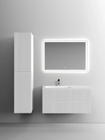 Тумба подвесная SANCOS Snob T левая 995х445х500, c двумя ящиками оснащенными доводчиками, Bianco , арт.SNT100LW