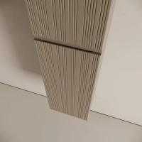 Шкаф-пенал подвесной SANCOS Code, 350х350х1650 мм, цвет серо- бежевый, арт. PCD35GB