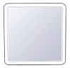 Зеркало STYLE LINE "Атлантика 80*80" с подсветкой и часами