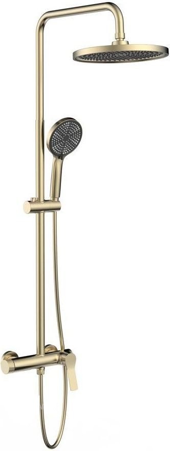 Душевая стойка Arco VSFS-4AR1BG с изливом, брашированное золото