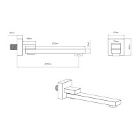 Излив VSWS-41CH, хром