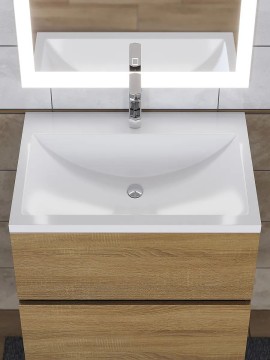 Раковина для ванной Uperwood Self 60х45х15 см, белая глянцевая
