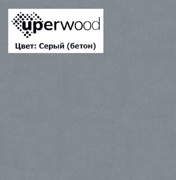 Раковина для ванной 86 см, Uperwood Parma Quartz, серая матовая, бетон