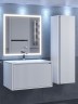 Шкаф-пенал для ванной Uperwood Next Premium, 35*28*120 см, подвесной, белый