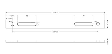 Комплект кронштейнов для крепления ног BELBAGNO BB04-EAGLE-SUP