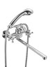 Смеситель для ванны с длинным изливом и гарнитуром OSGARD ORIT 83236