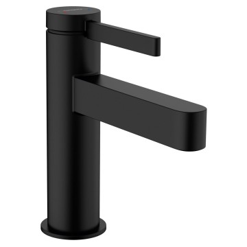 Смеситель для раковины Hansgrohe Finoris со сливным клапаном Push-Open 76010670, черный матовый