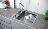 Мойка нерж. сталь SHELF 58 UNI, PM725846-BS, брашированная нерж.сталь, 580х460мм, Paulmark