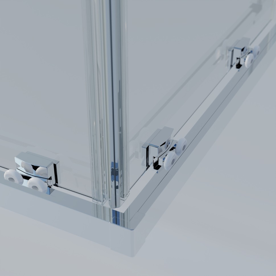 Душевой уголок Rapid-N VSS-3RN9011E10CL, (800-900)x(1000-1100), хром, стекло прозрачное