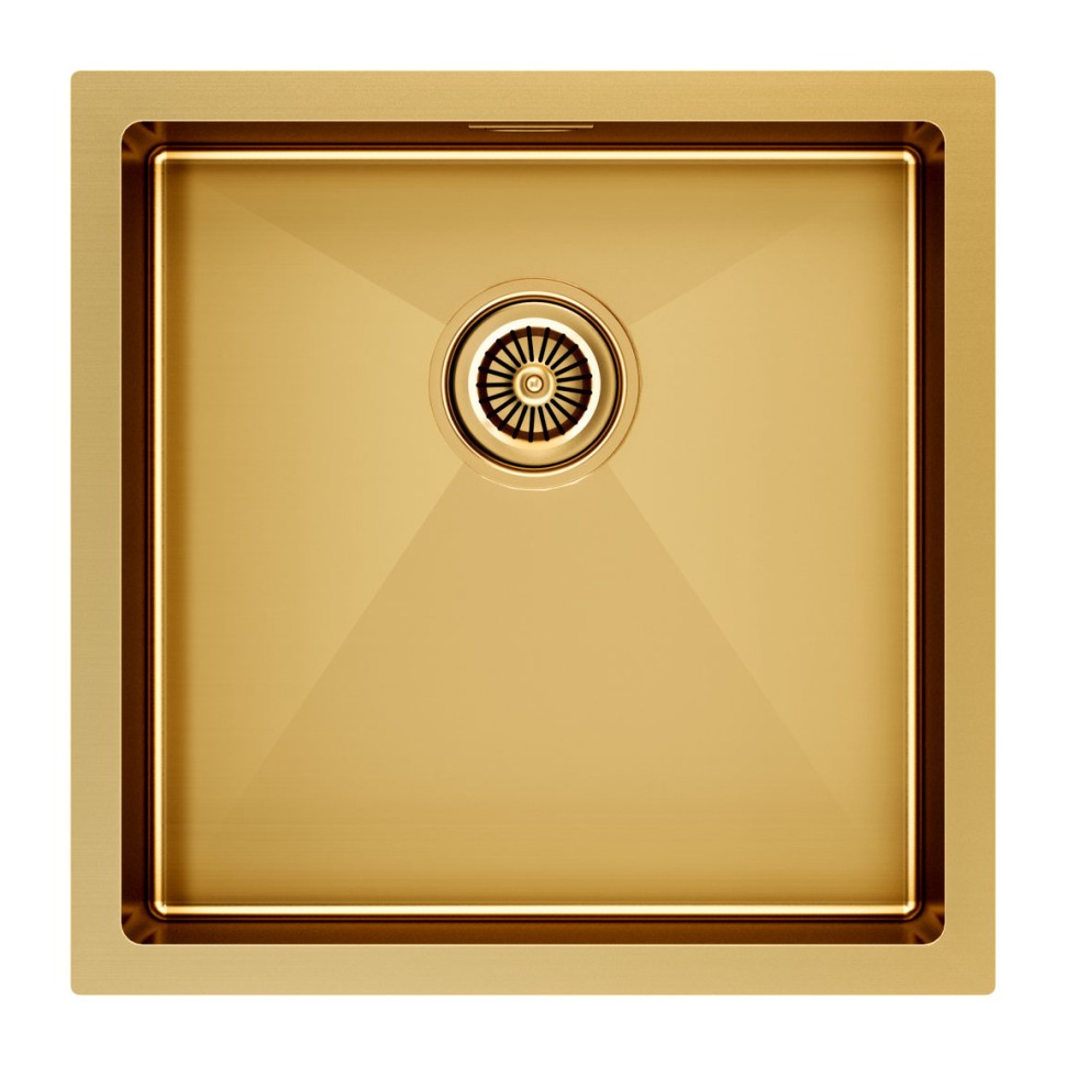 Мойка нерж. сталь GERBERG 44 UNI, PM254444-BG, брашированное золото, 440х440мм, Paulmark