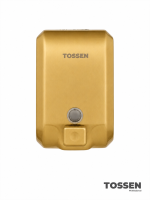 TOSSEN MN-1200 MS - механический диспенсер жидкого мыла (коллекция «Золотая сталь»)