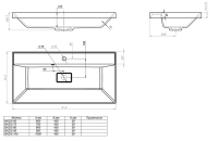 Раковина для тумбы OTTIMO BA800