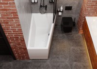 Акриловая ванна VAGNERPLAST CAVALLO OFFSET 160x90 Right