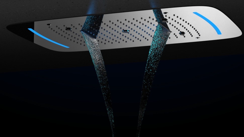 Душевая система встроенная с термостатом Timo Saona SX-2319/16SM белый матовый