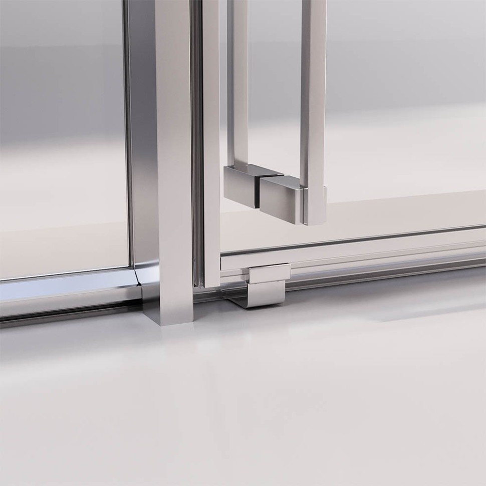 Душевой угол раздвижной Veconi Premium Prato 300 SP CH-R, 1700х900x2000, хром, стекло прозрачное