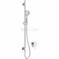 Набор для душа скрытого монтажа, со стойкой