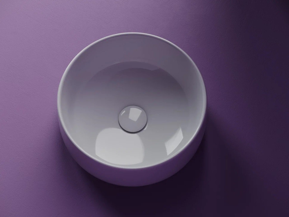 Умывальник чаша накладная круглая Element 355x355x150мм